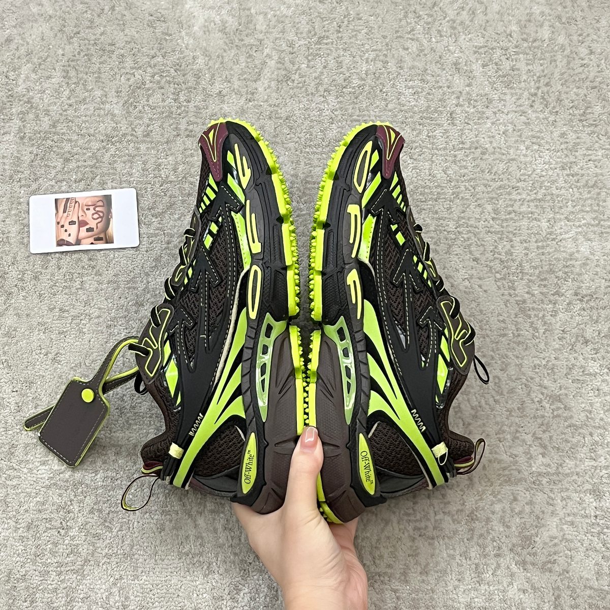 Off-White x Balenciaga Runner Black Neon Yellow
