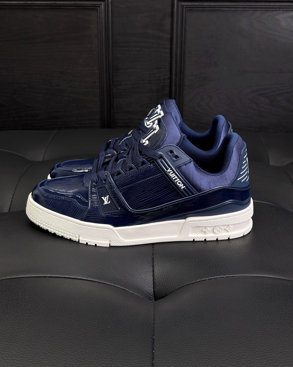 Louis Vuitton LV Trainer Sneakers Navy Blue