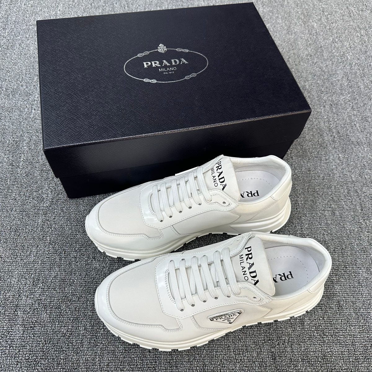 Prada Milano Running Shoe White
