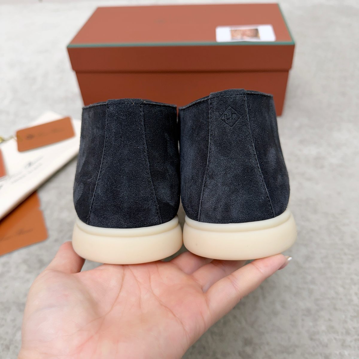 Loro Piana Suede Loafer Slip-On Shoes