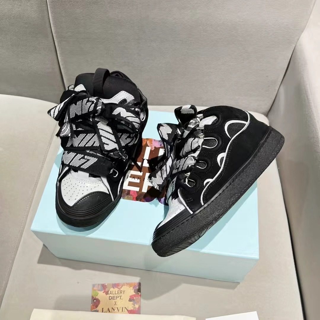 Lanvin Gallery Dept. Winged High-Top Sneakers