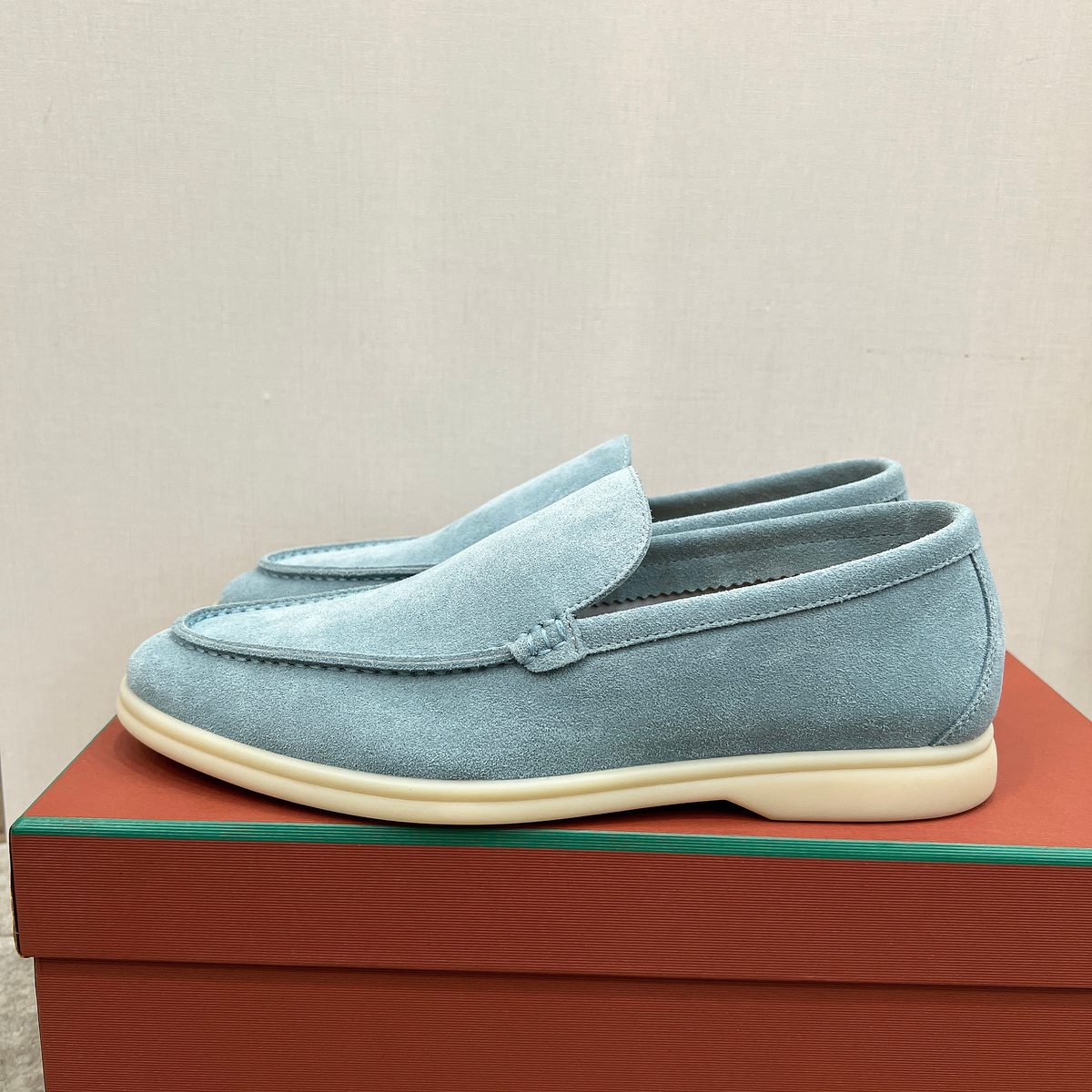 Loro Piana Summer Walk Suede Loafer