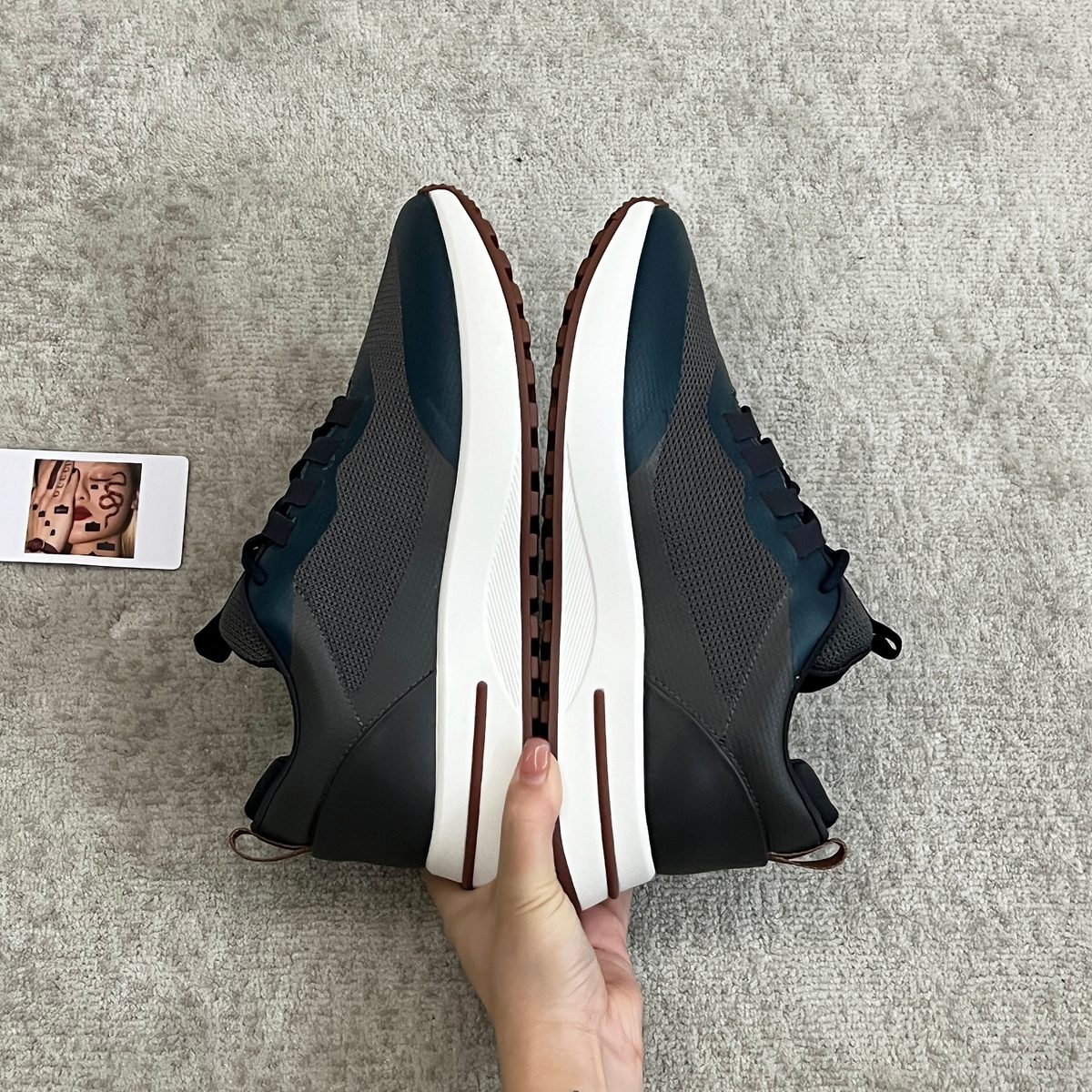Week End Walk Mesh Lace-Up Sneakers