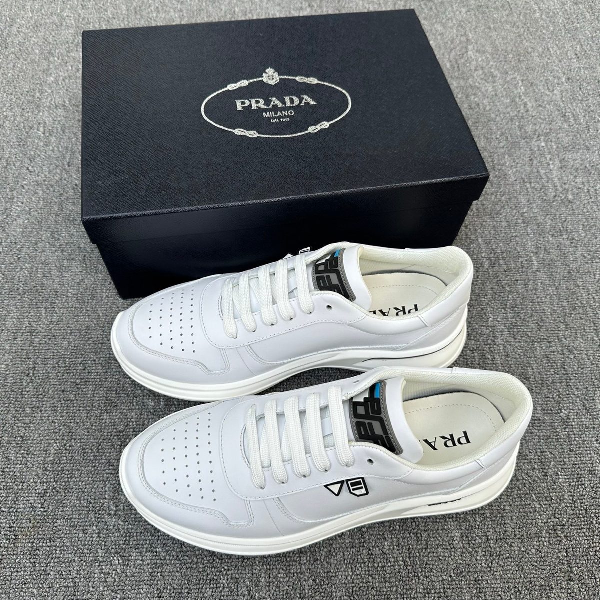 Prada Milano Low Top Sneaker White