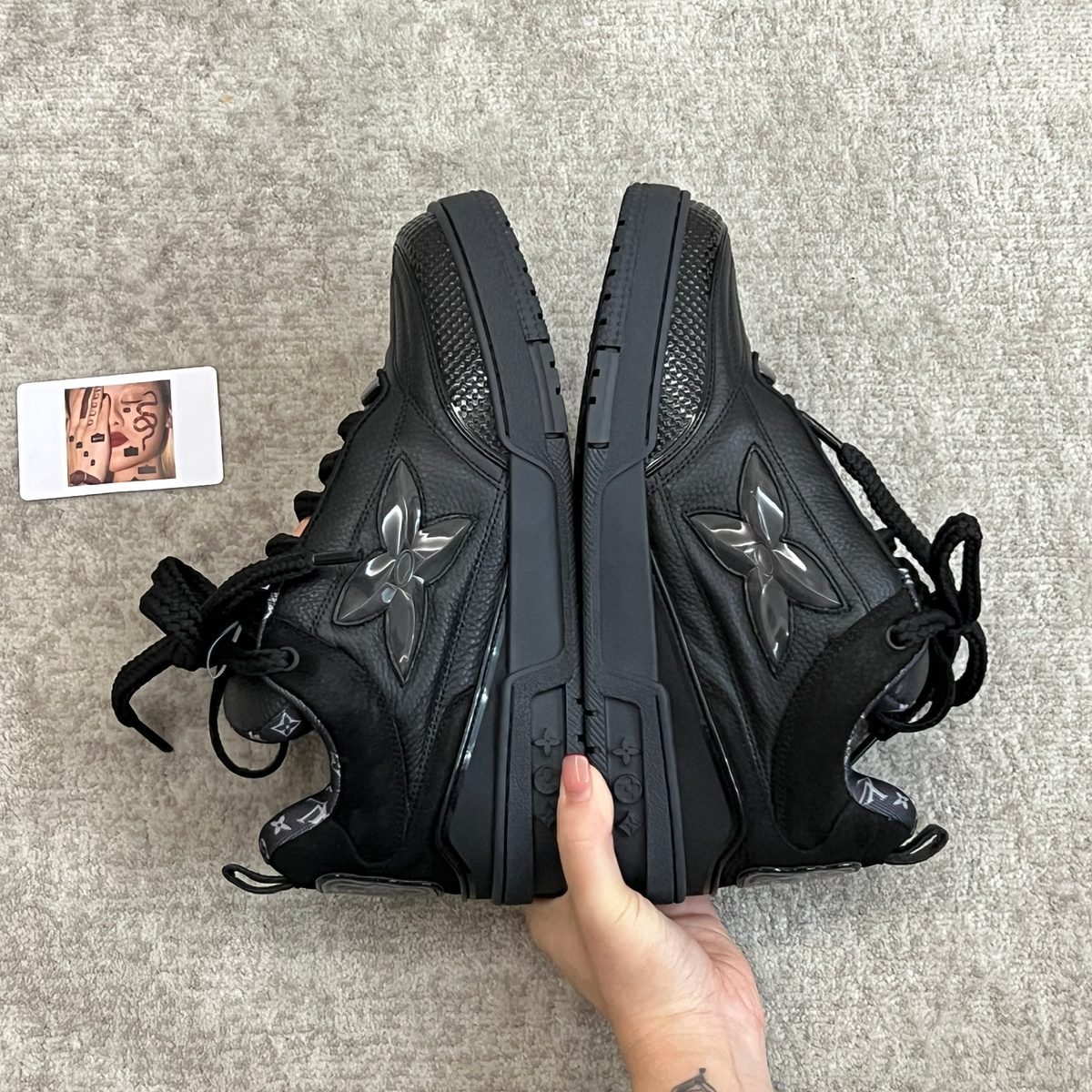Louis Vuitton Monogram High-Top Sneakers