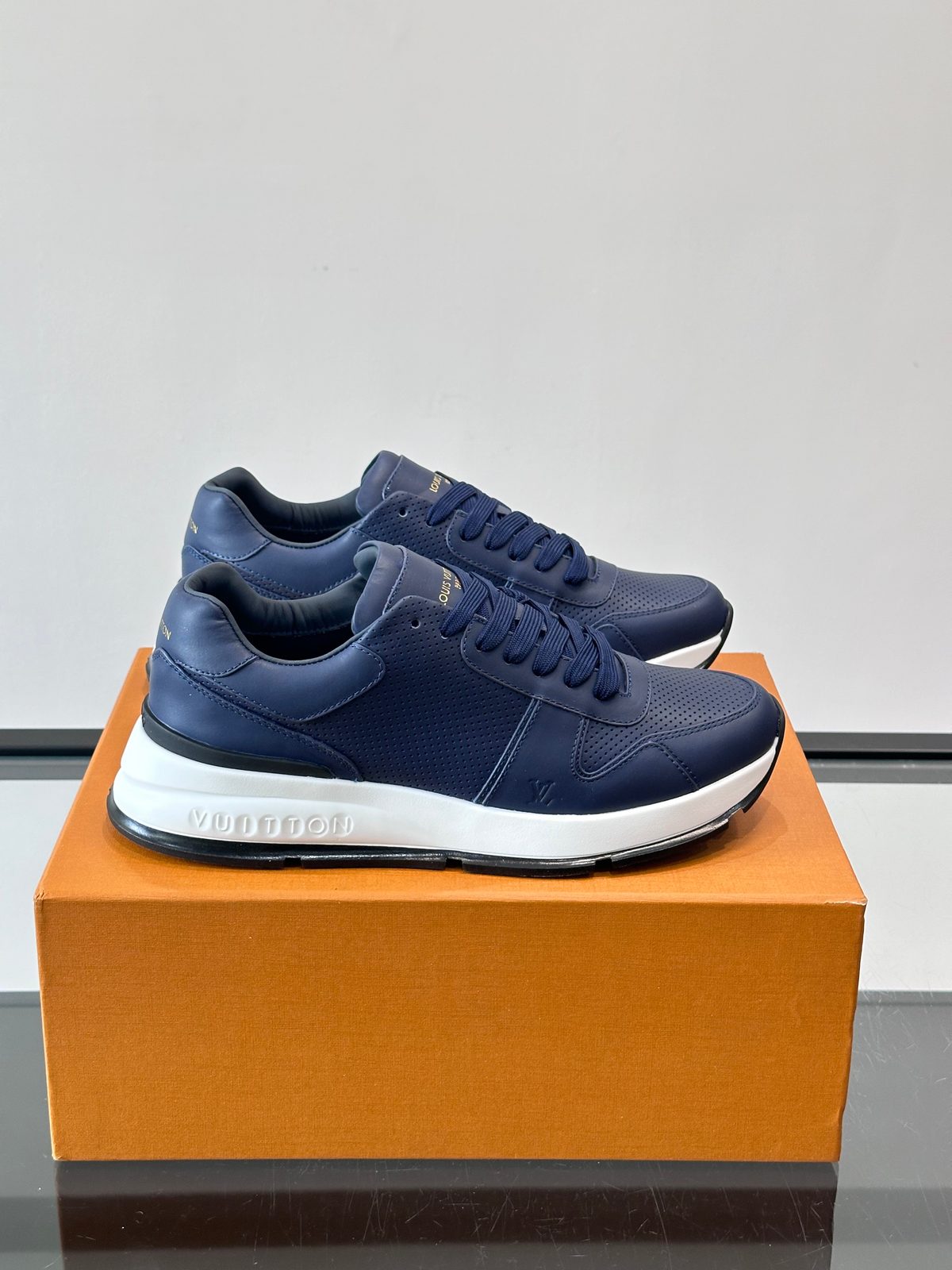 Louis Vuitton Navy Blue Runner Sneakers