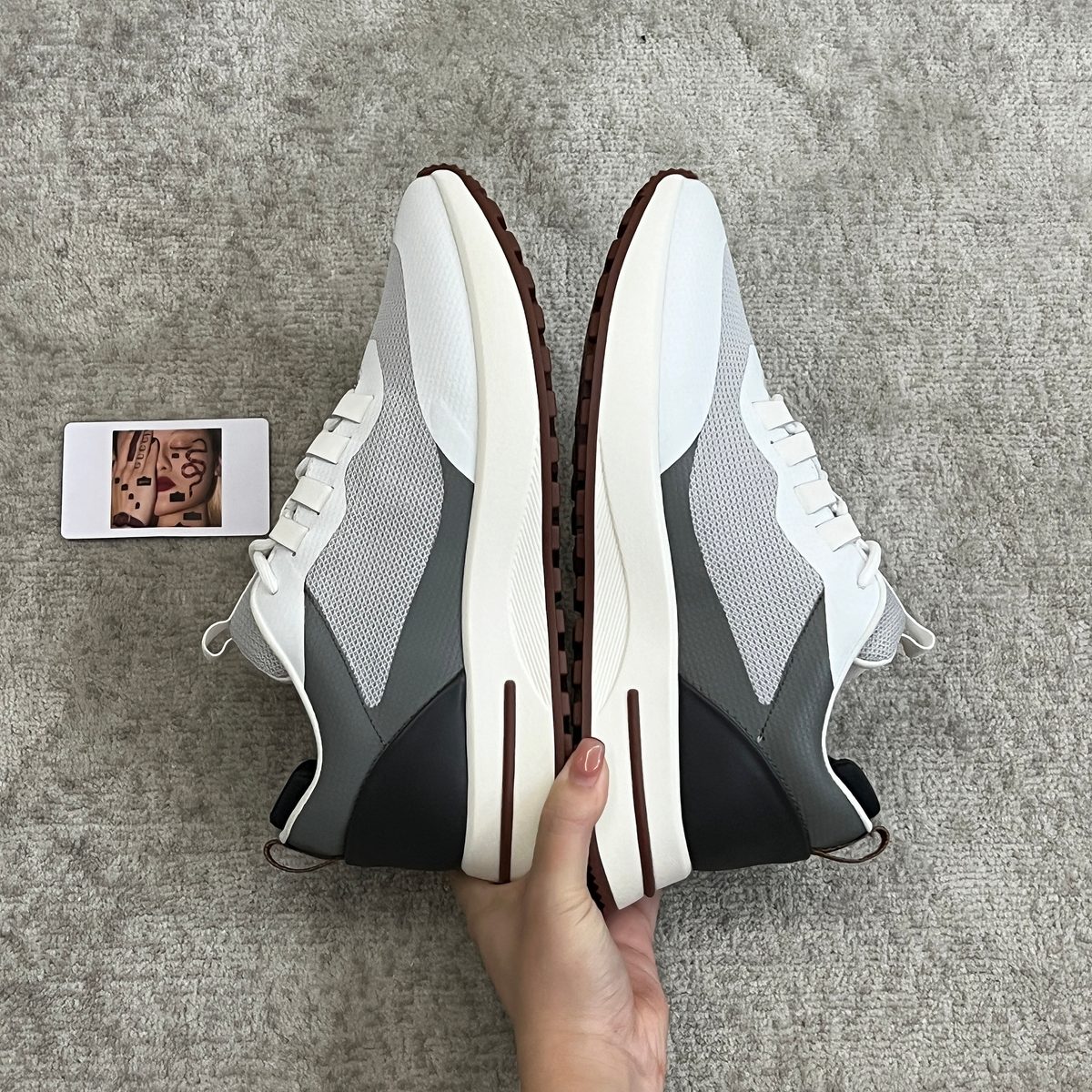 Luxury Colorblock Runner Sneakers