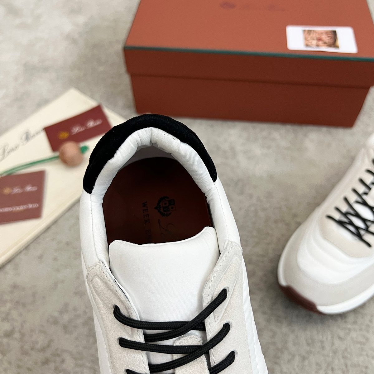 Loro Piana Nuages Leather Runner Sneakers
