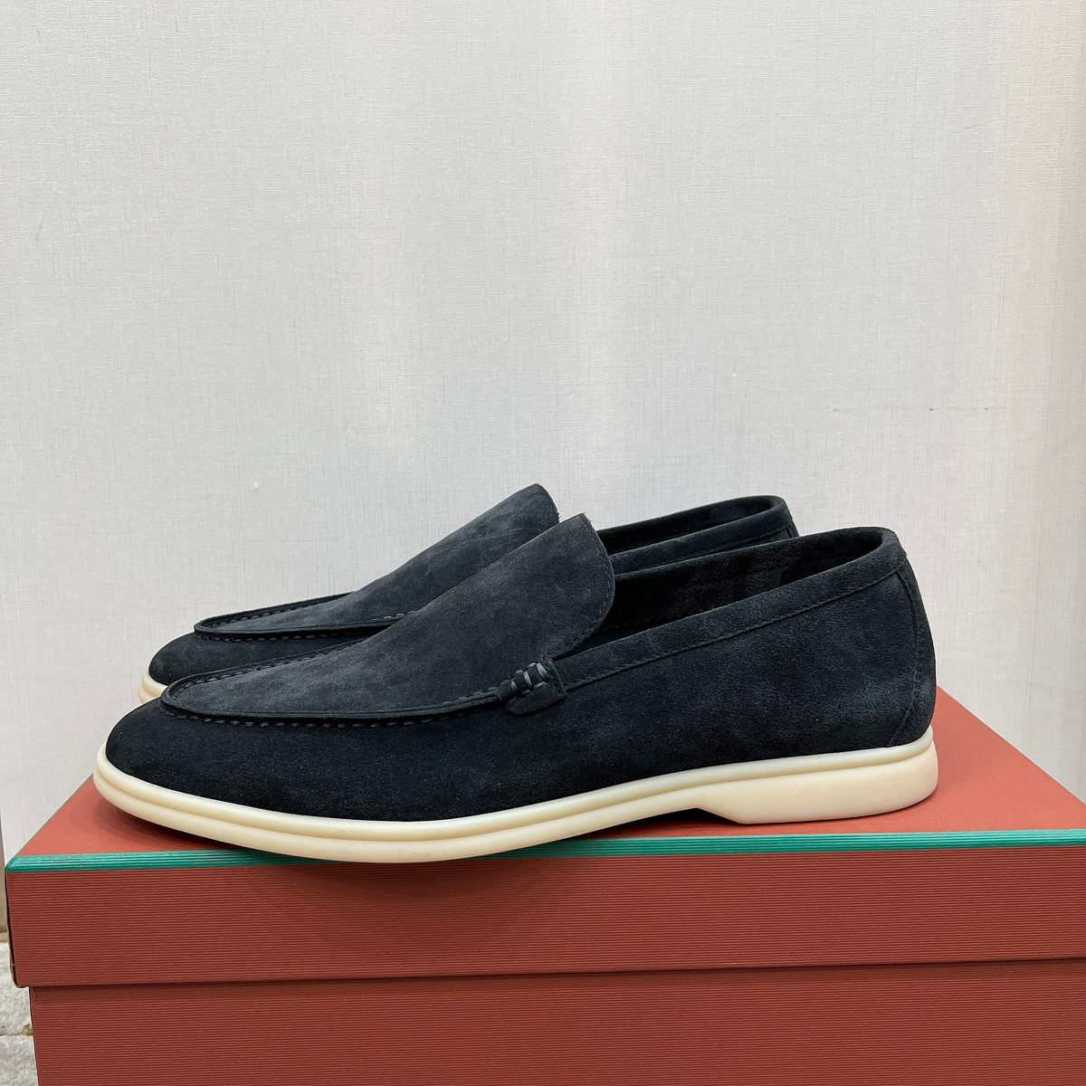 Loro Piana Summer Walk Suede Loafers