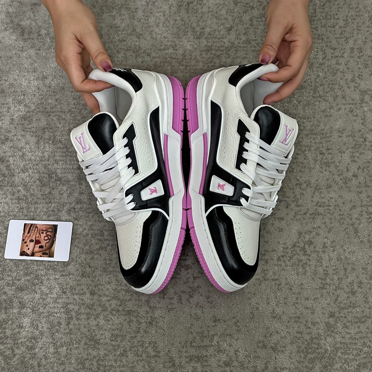 Louis Vuitton LV Monogram Sneakers Pink