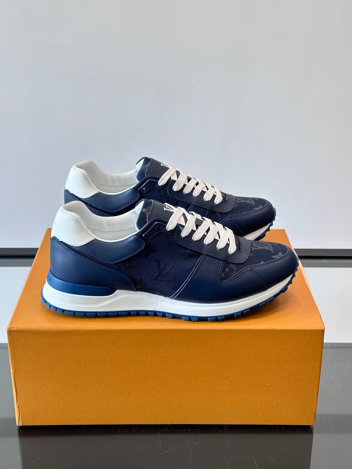 Louis Vuitton LV Trainer Navy Sneakers