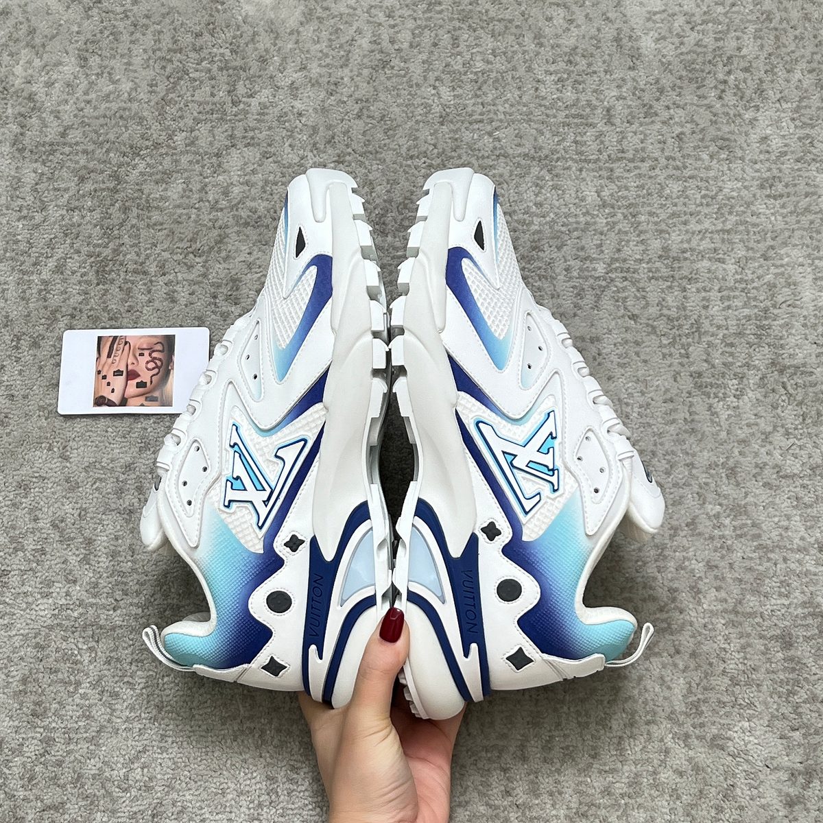 Louis Vuitton LV Archlight Sneakers White Blue