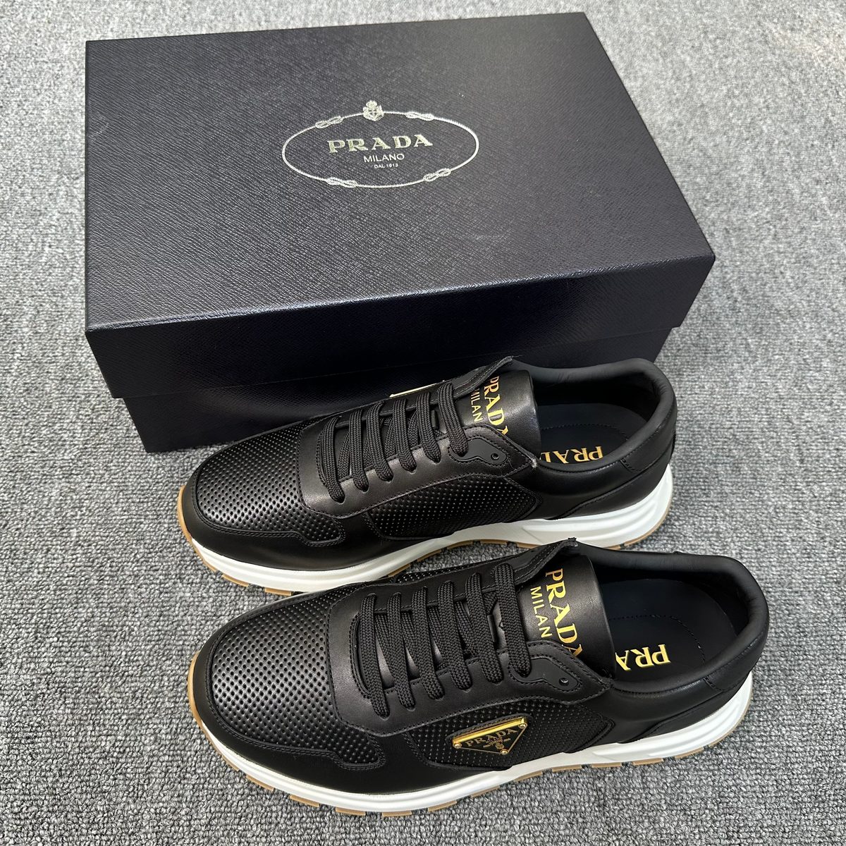 Prada Milano Black White Sneaker