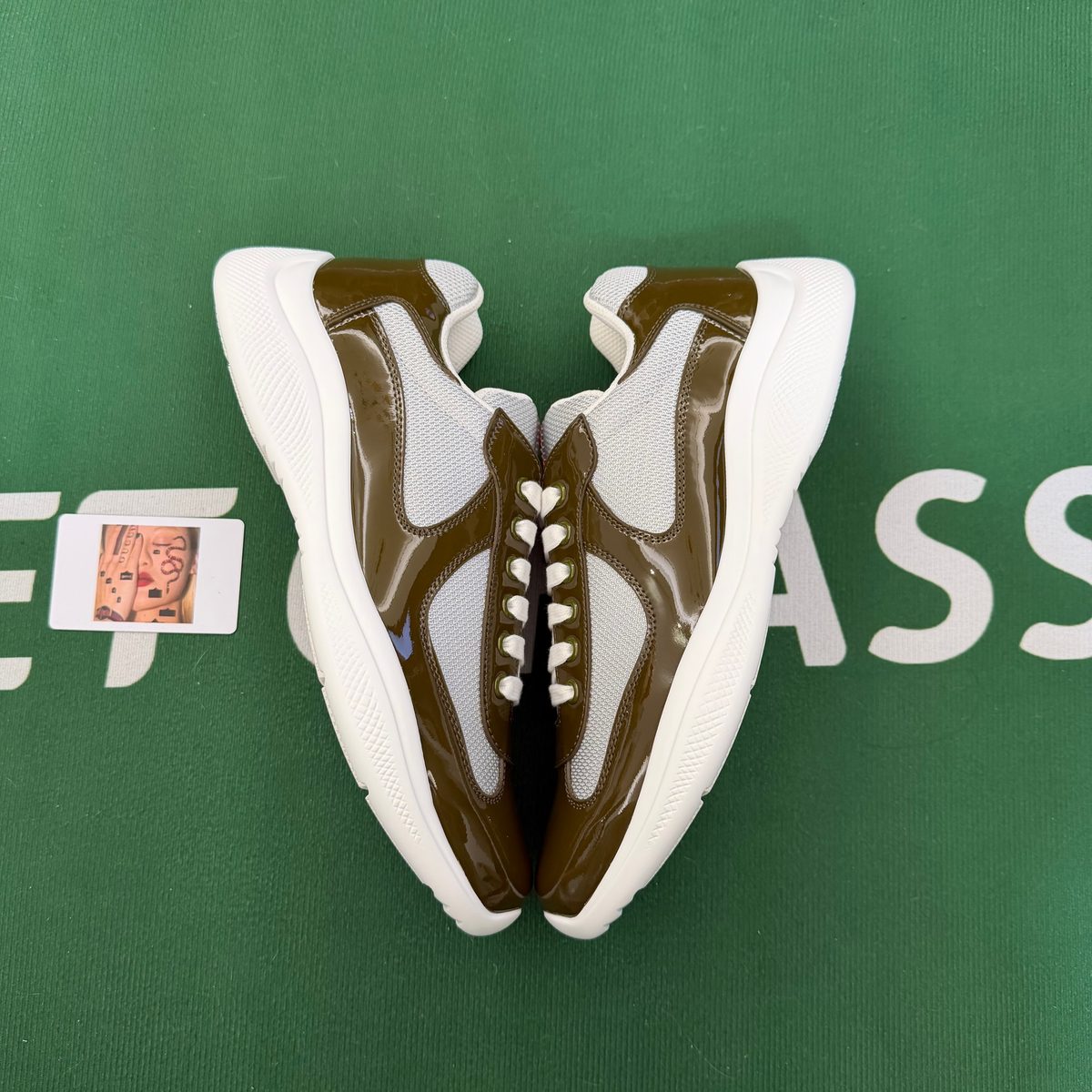 Prada Patent Leather Sneakers