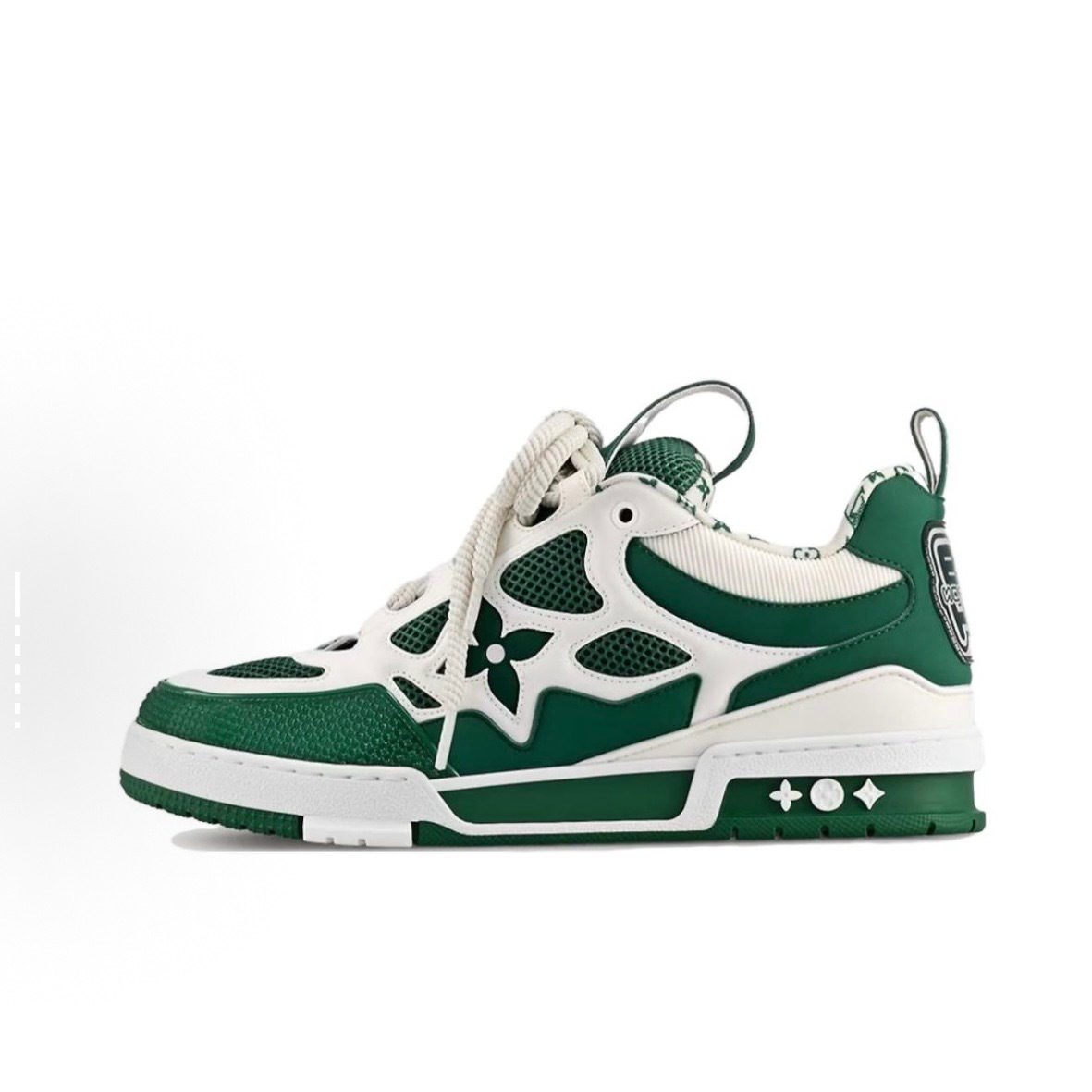 Louis Vuitton LV Trainer Sneaker Green White