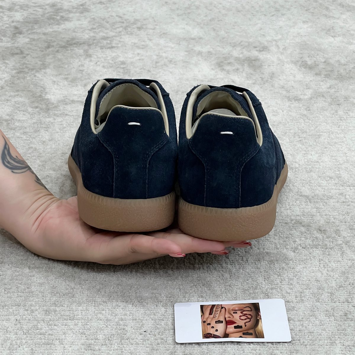 Veja Suede Low-Top Sneakers Navy
