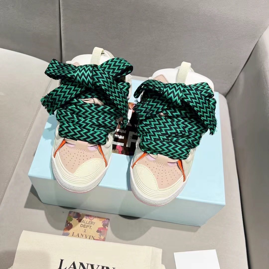 Lanvin Gallery Dept Colorblock High-Top Sneakers
