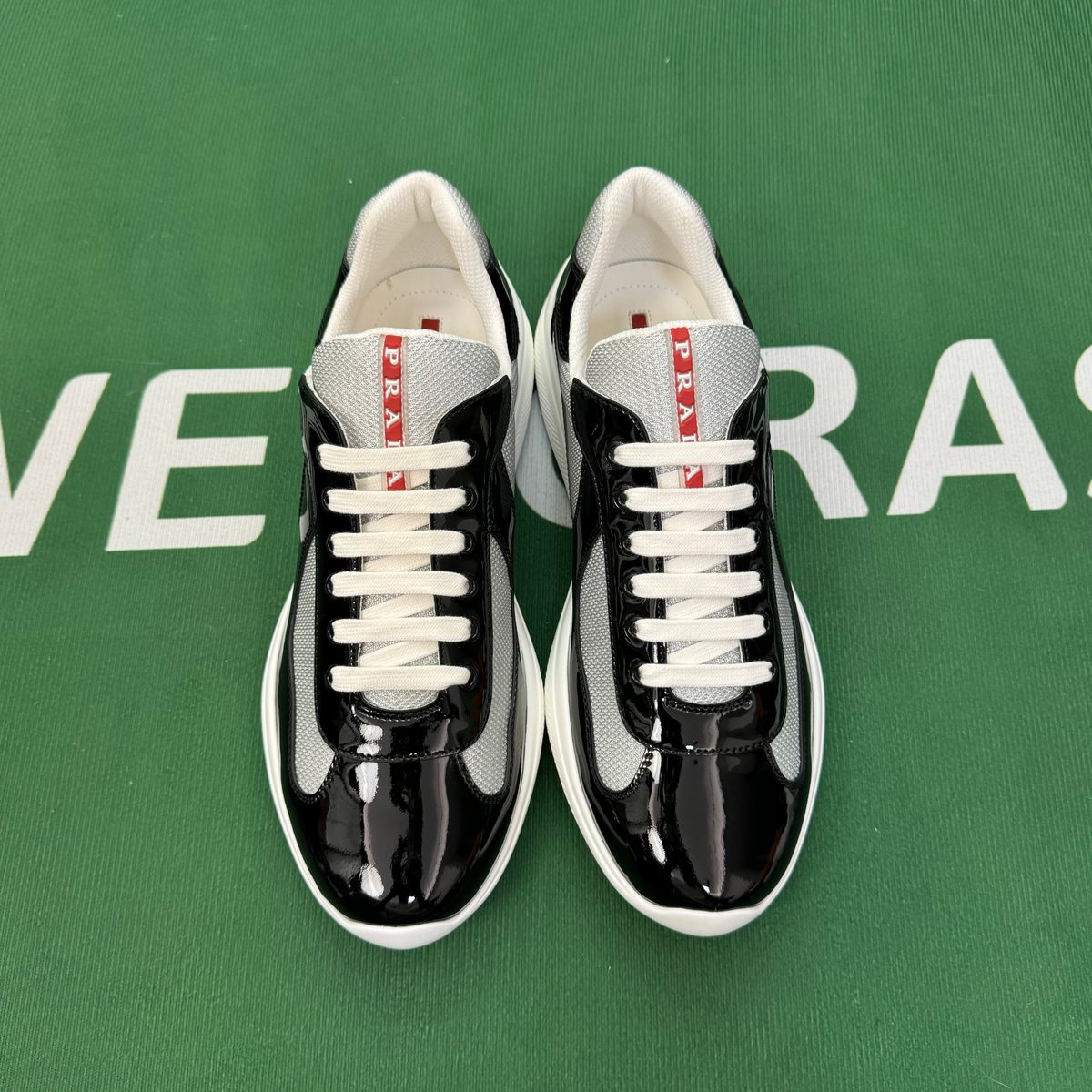 Prada Sport Black and Gray Sneakers
