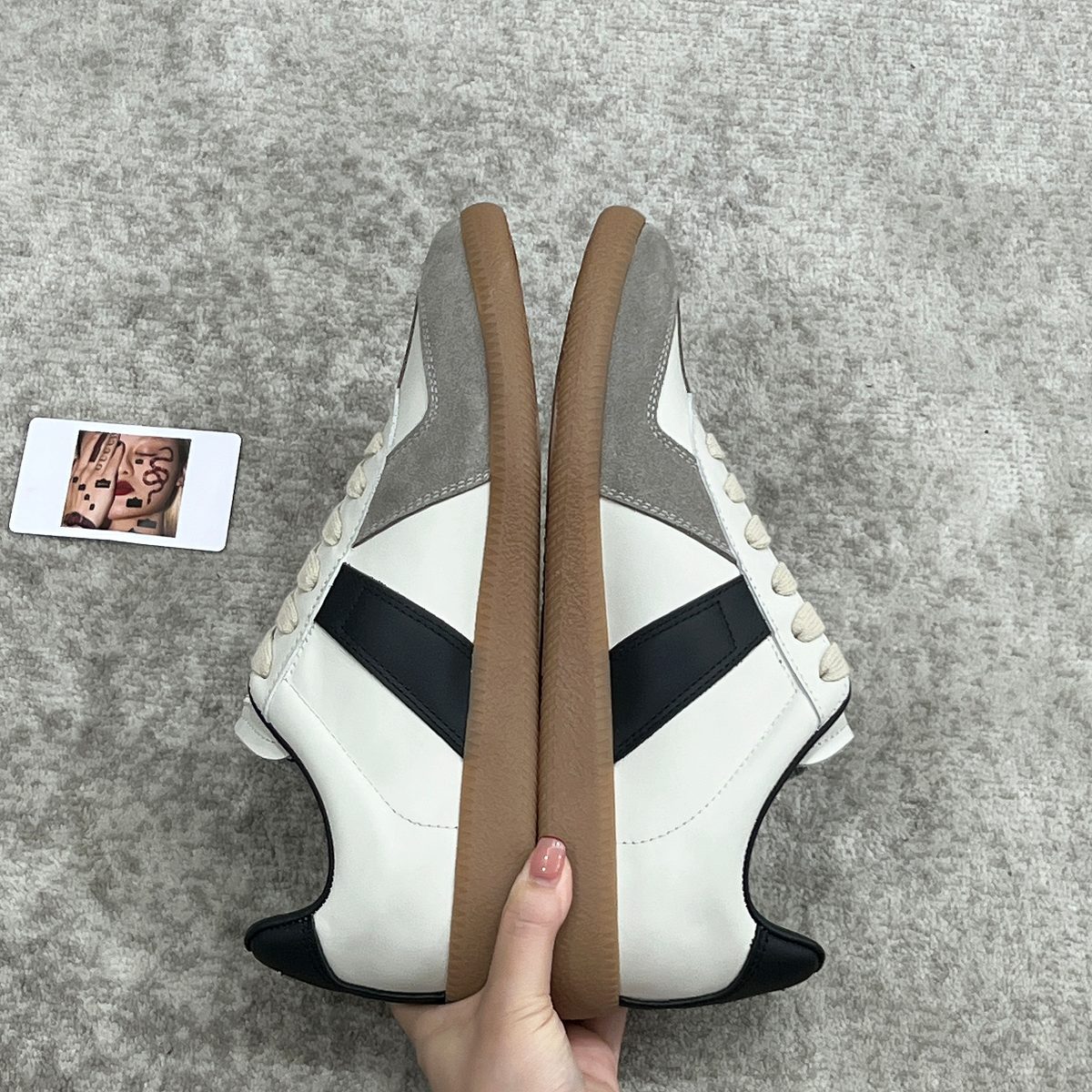 Veja V-10 Colorblock Leather Sneaker