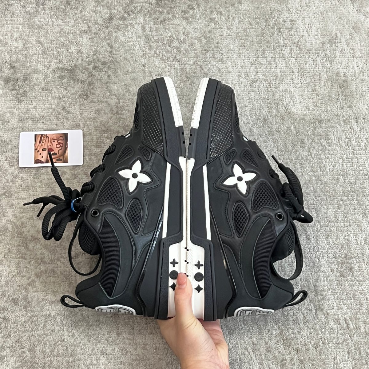 Louis Vuitton Monogram High-Top Sneakers