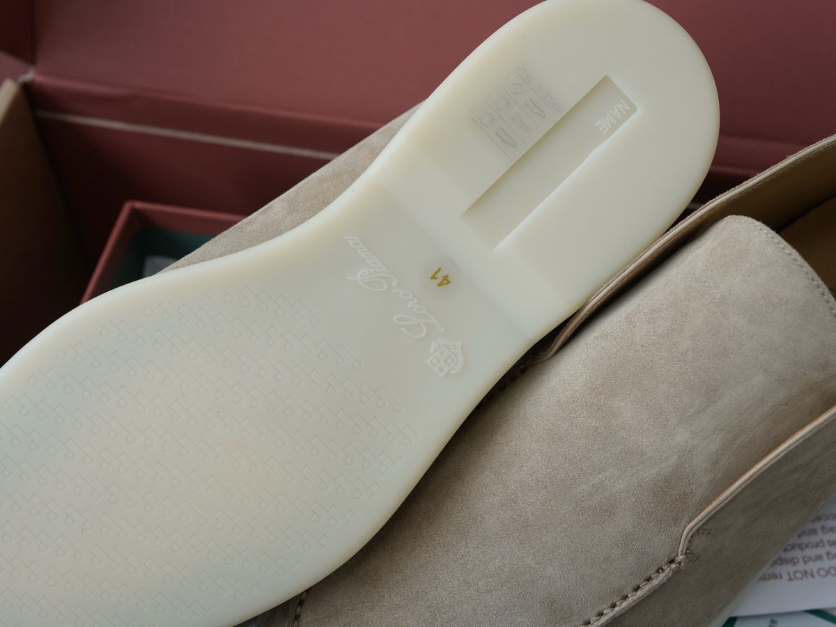 Loro Piana Suede Loafer Slip-On Shoes
