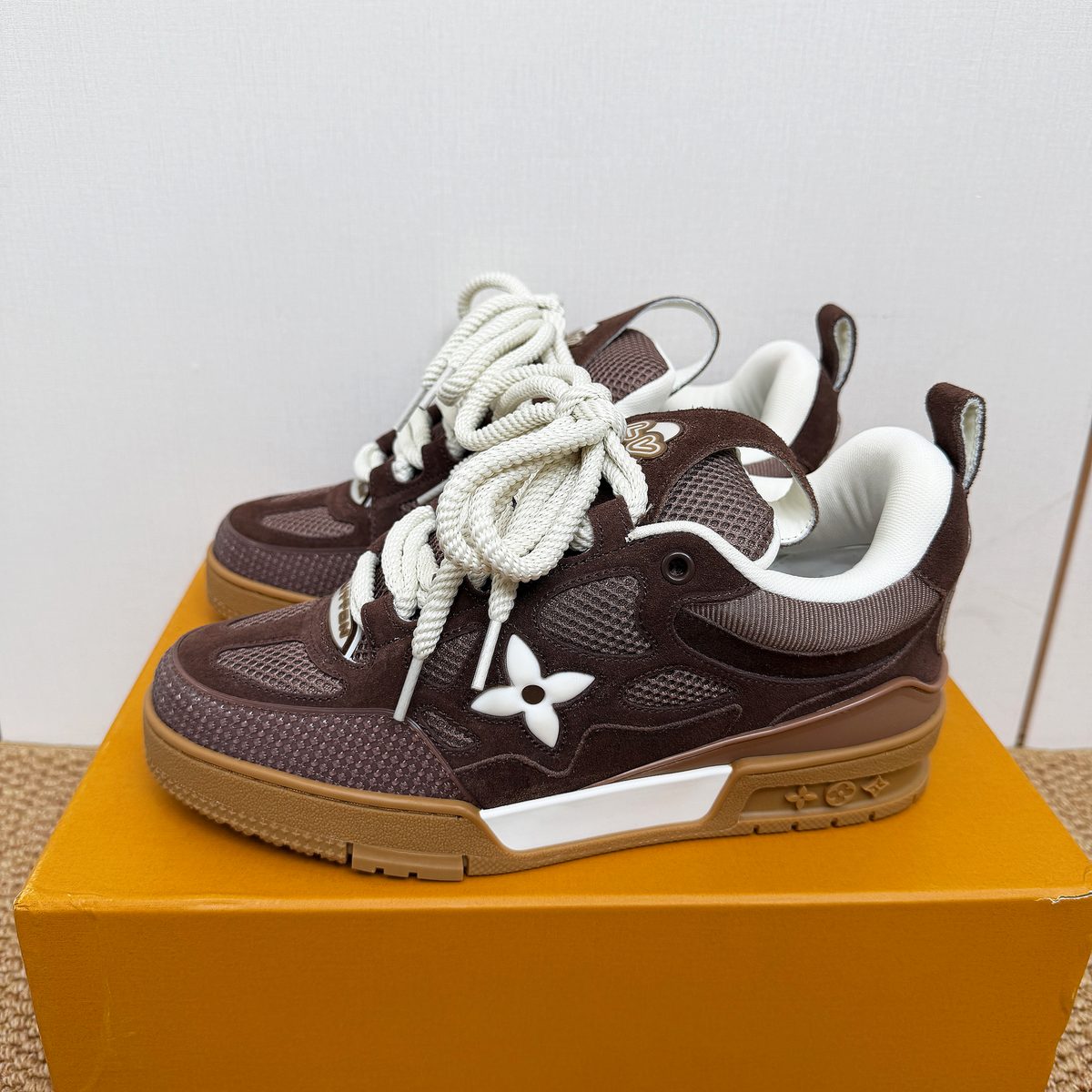 Louis Vuitton Monogram Canvas High-Top Sneakers