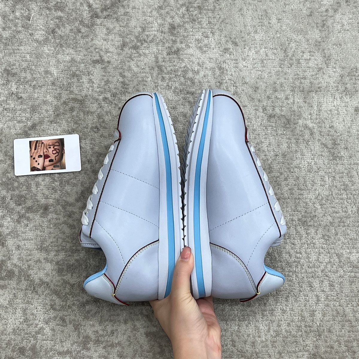 Louis Vuitton Monogram Sneakers Light Blue