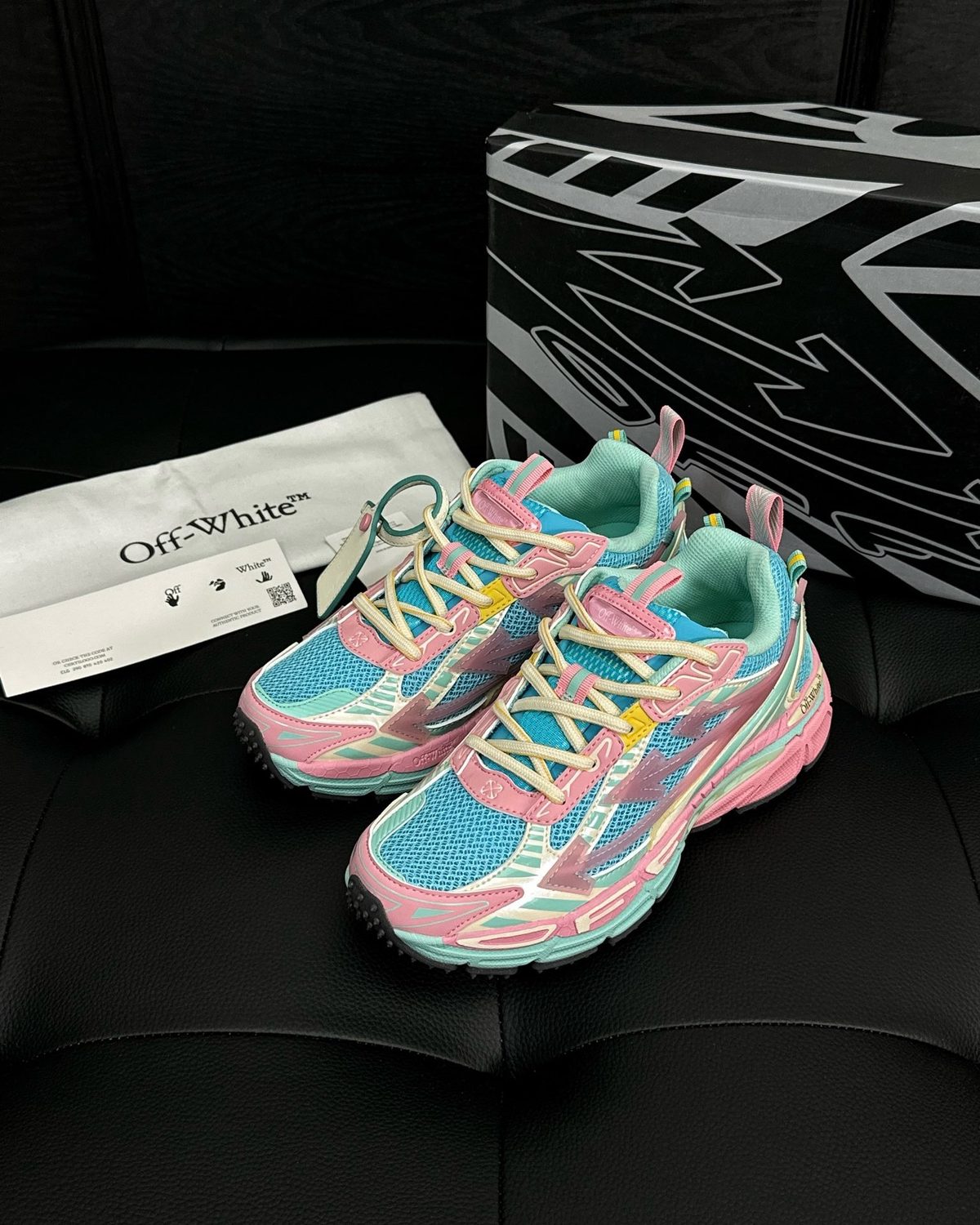 Off-White x Salomon XT-6 "Pink Mint