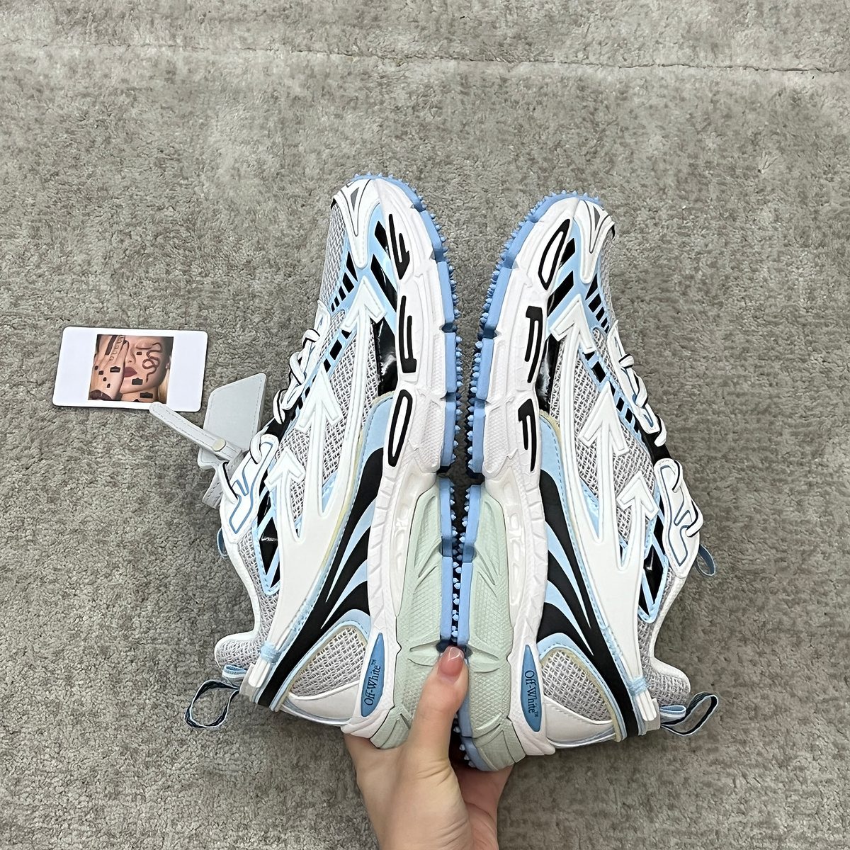 Mizuno Wave Rider White Blue Sneakers
