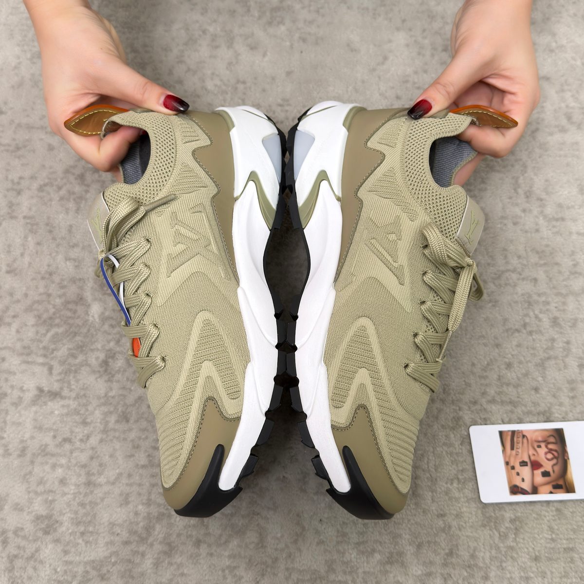 Louis Vuitton Run Away Sneakers Beige