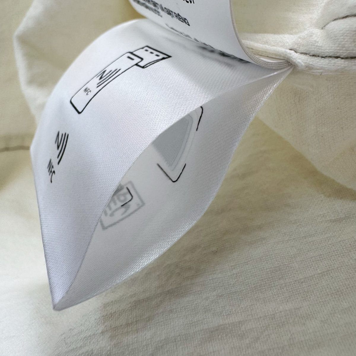 Designer White Cotton T-Shirt with Logo Details