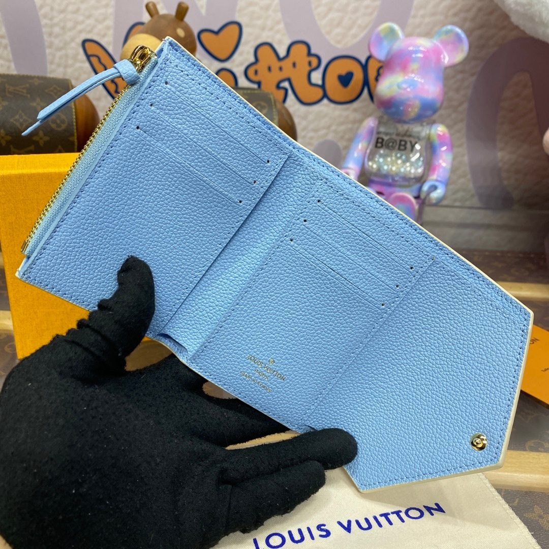 Louis Vuitton Capucines Wallet Light Blue