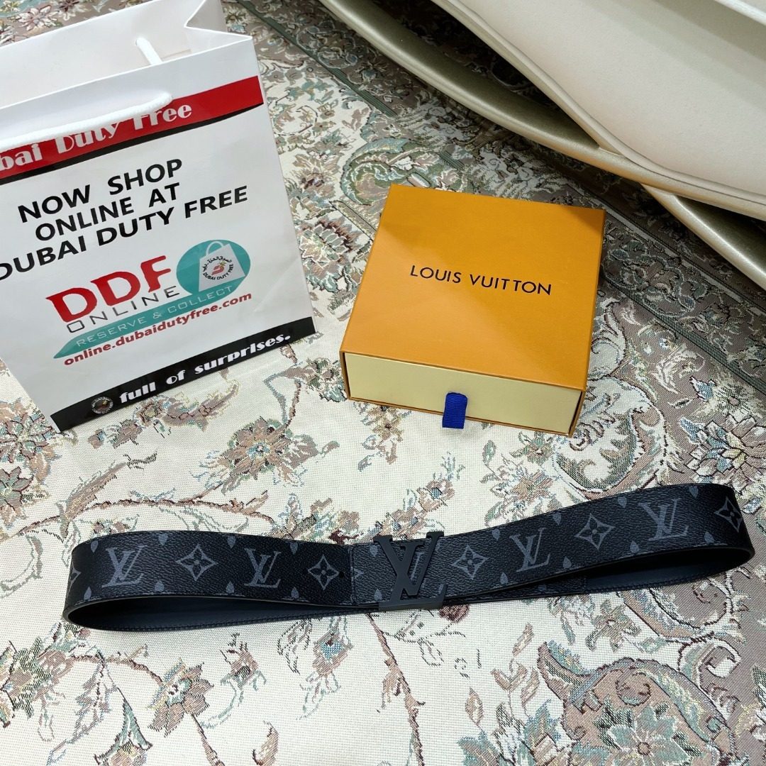 Louis Vuitton Monogram Canvas Leather Belt