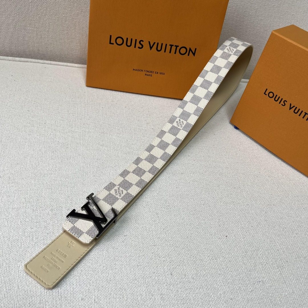 Louis Vuitton Damier Azur Canvas Belt