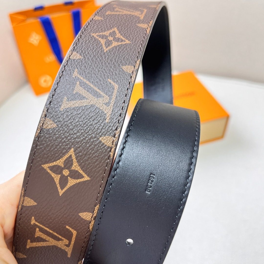 Louis Vuitton Monogram Canvas Leather Belt