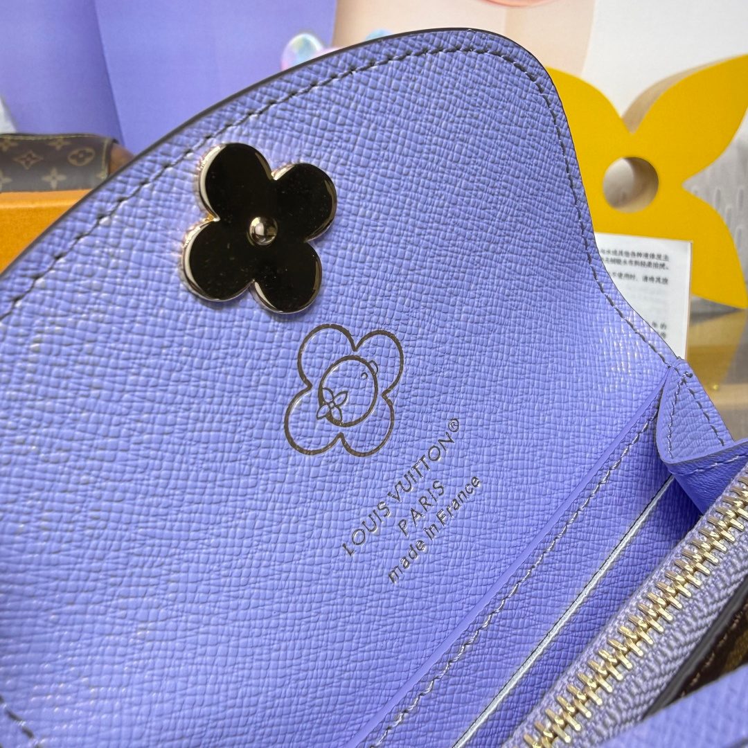 Louis Vuitton Monogram Felicie Wallet Periwinkle