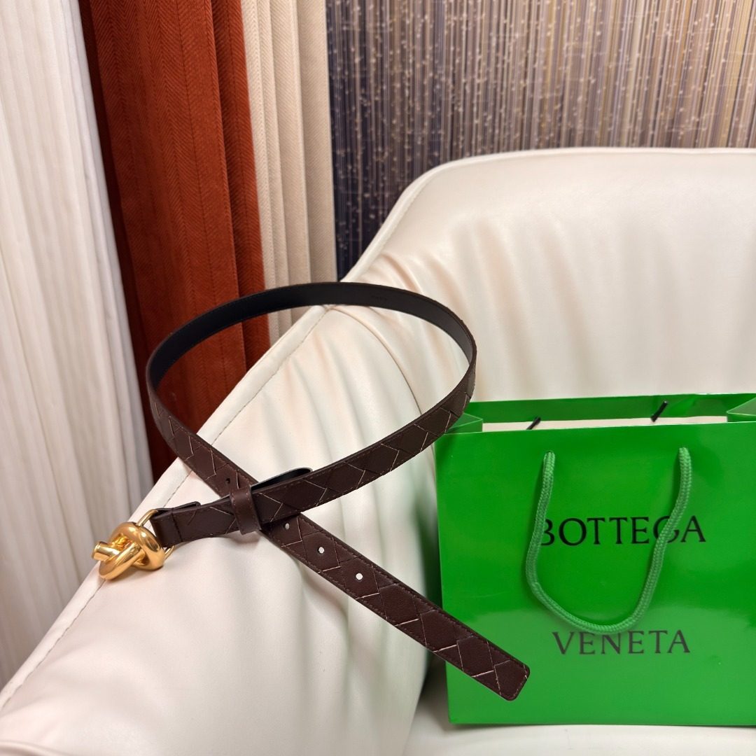 Bottega Veneta Intrecciato Leather Belt