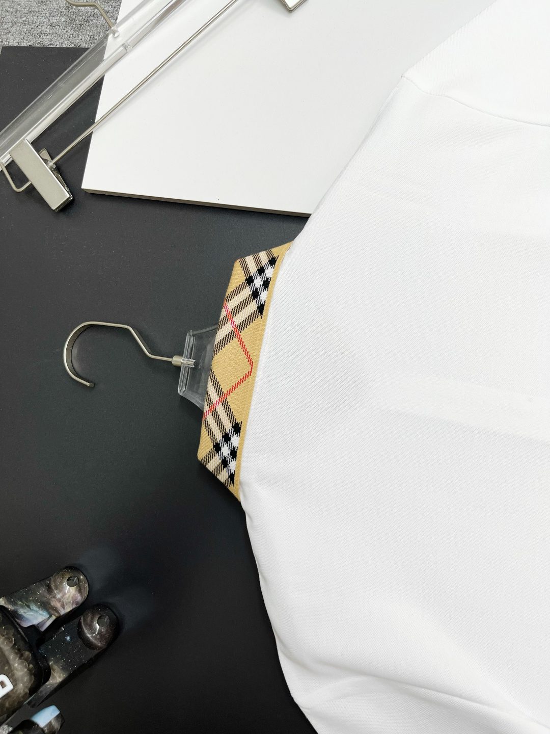 Burberry Vintage Check Hanger White T-Shirt