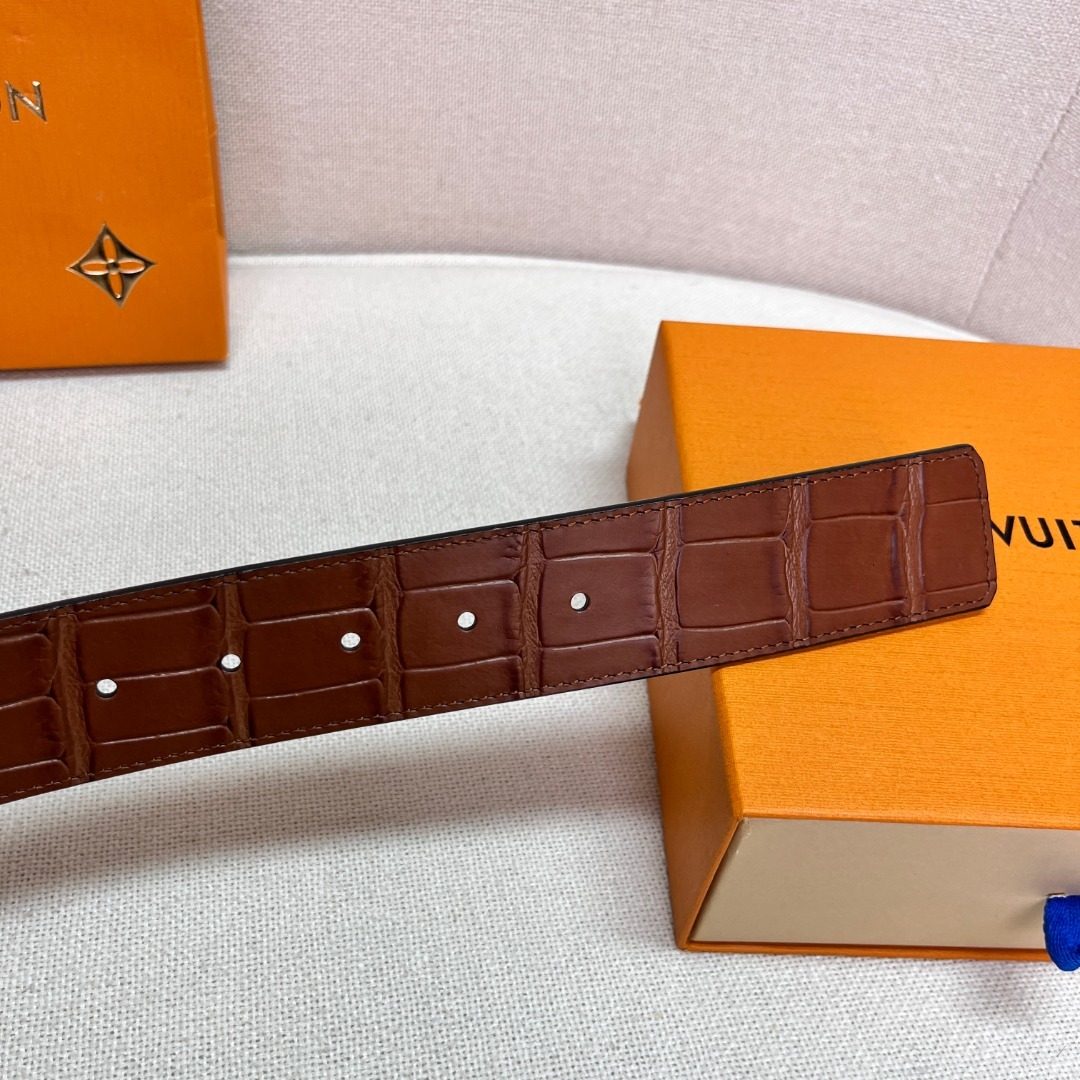 Louis Vuitton Monogram Leather Belt