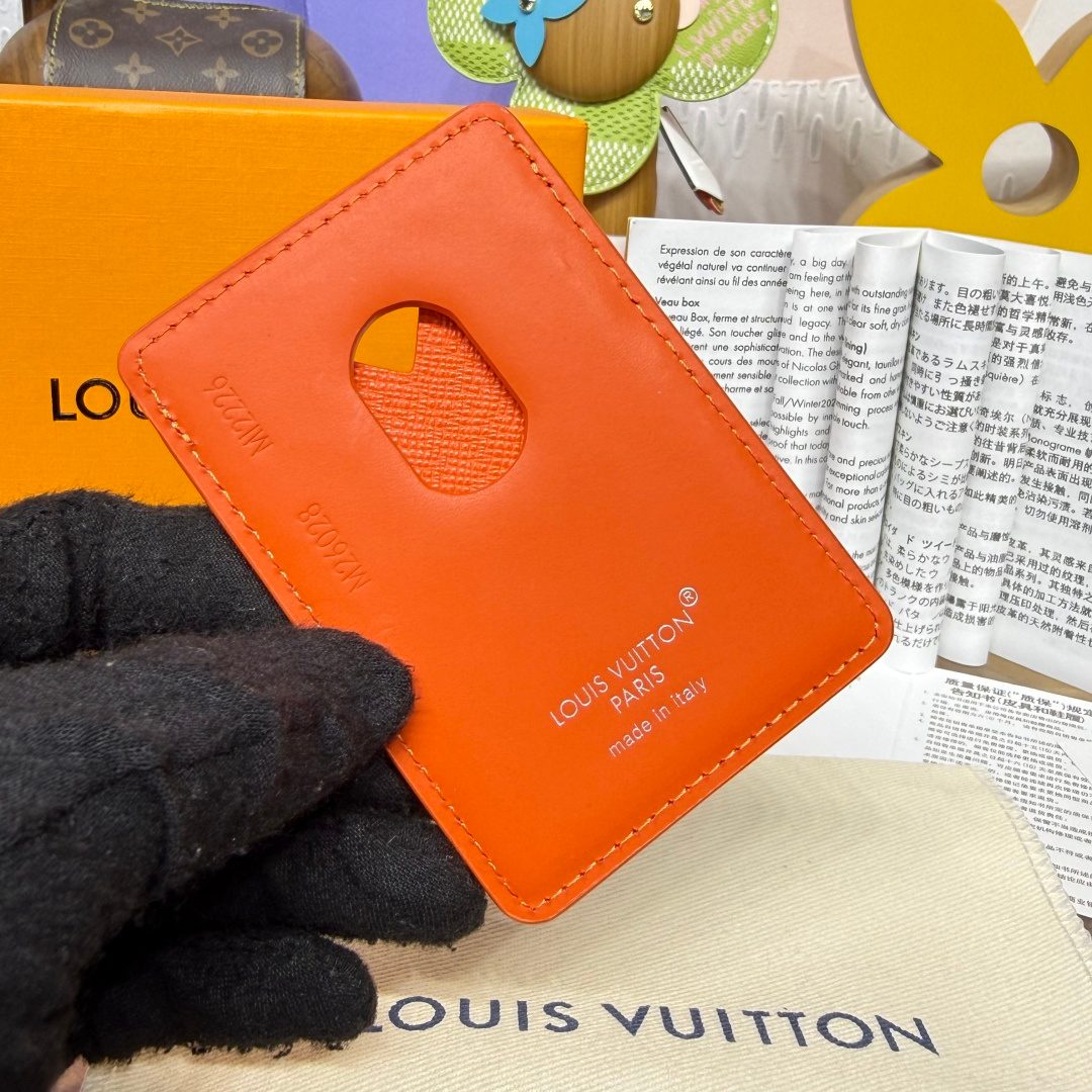 Louis Vuitton Monogram Canvas Phone Wallet Orange