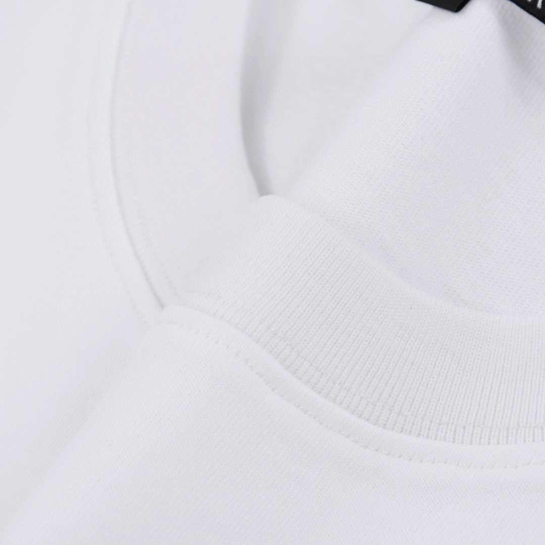 Louis Vuitton Monogram Embroidered White T-Shirt