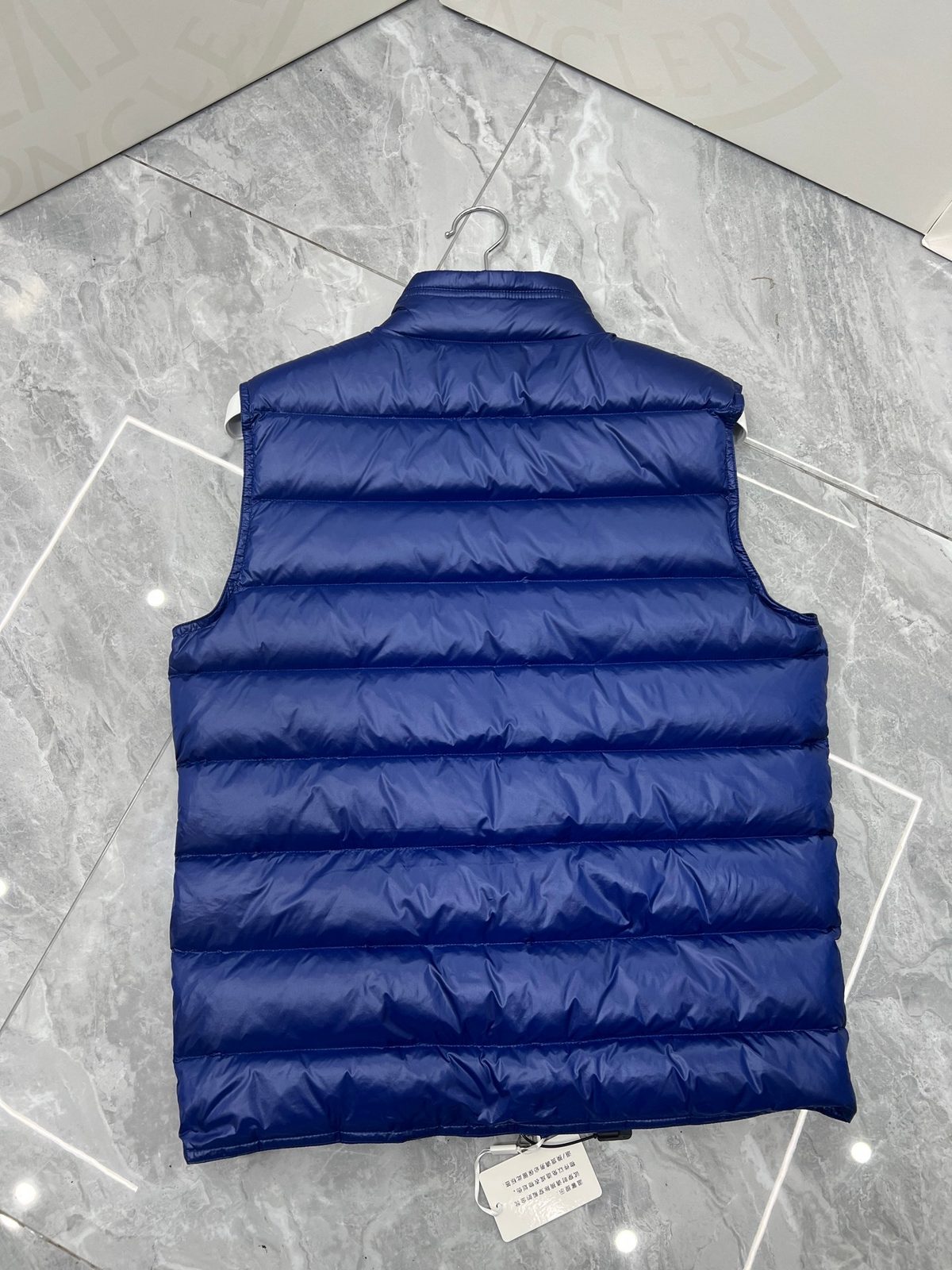 Moncler Navy Down Puffer Vest