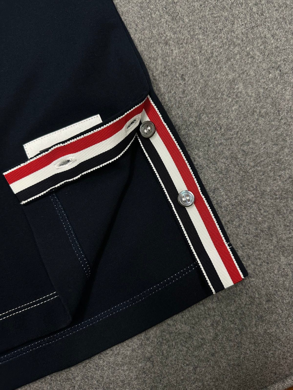 Thom Browne Navy Polo Shirt