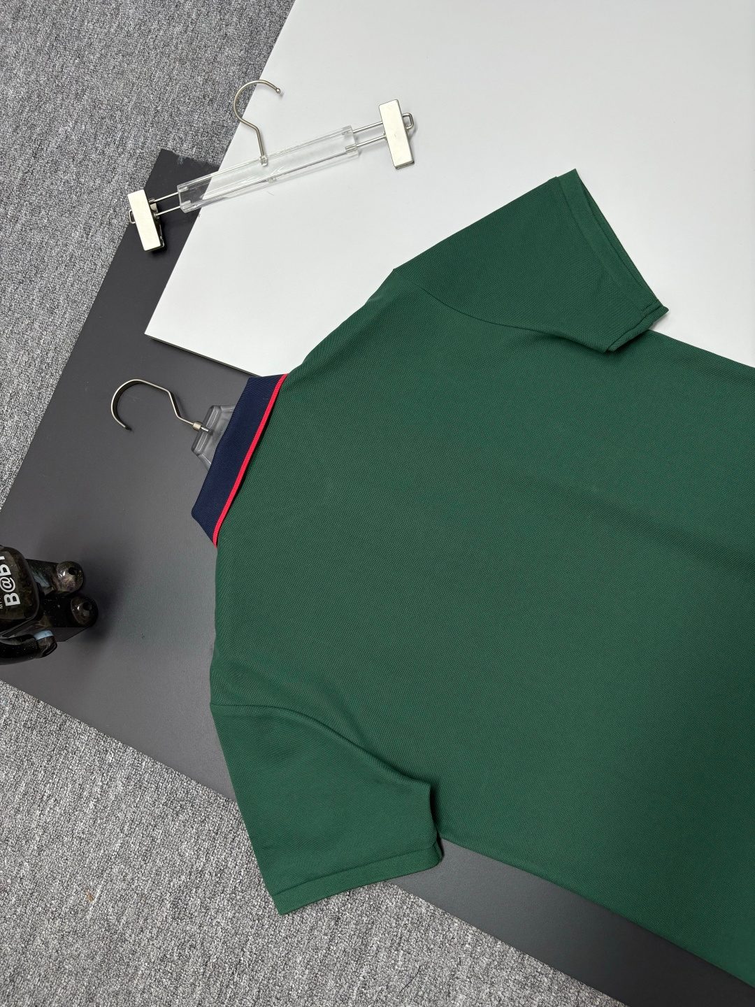 Gucci Web Stripe Cotton Polo Shirt
