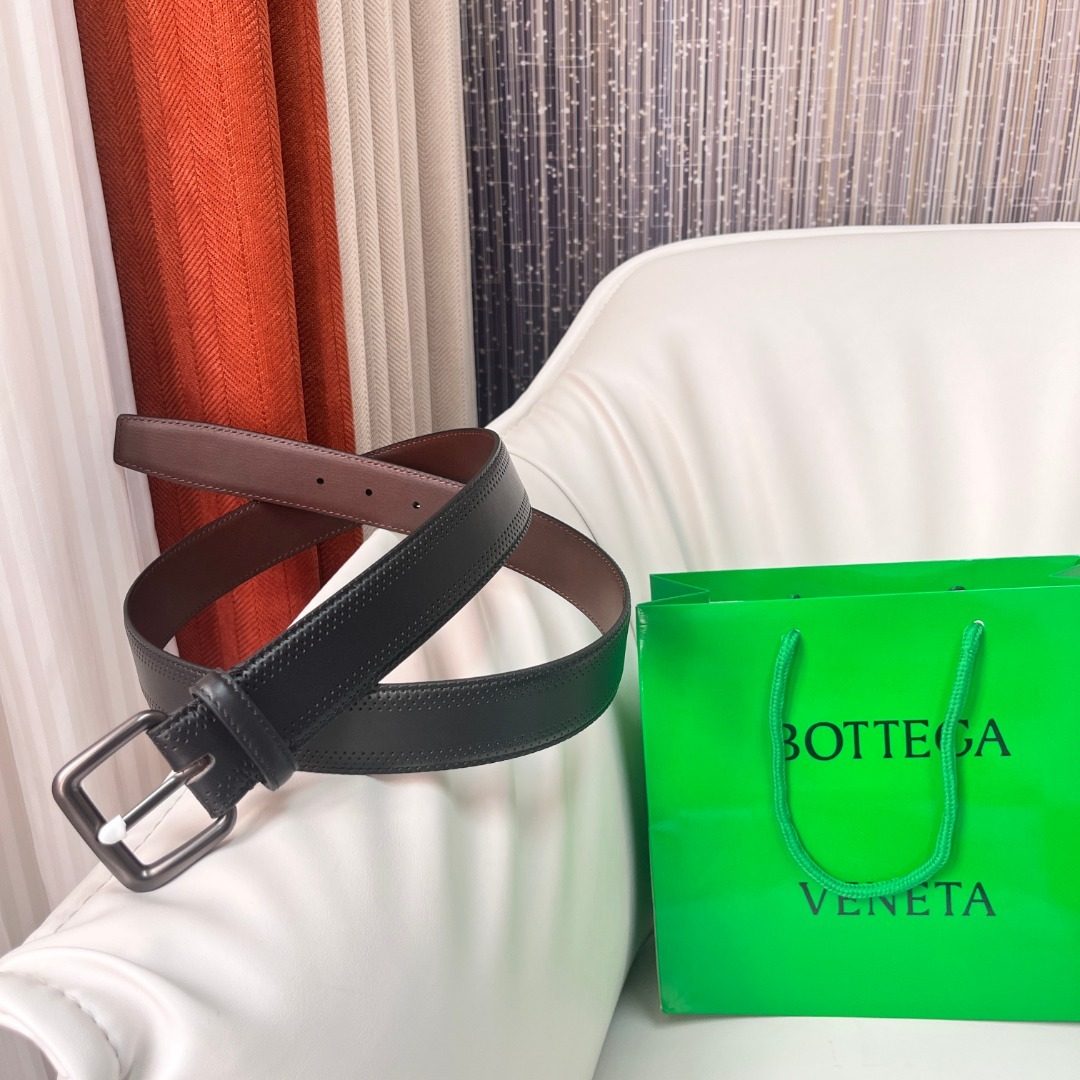 Bottega Veneta Perforated Leather Belt