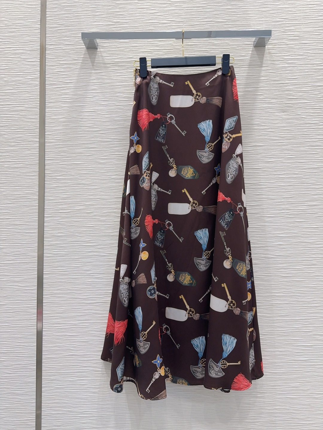Louis Vuitton Monogram Charm Midi Skirt