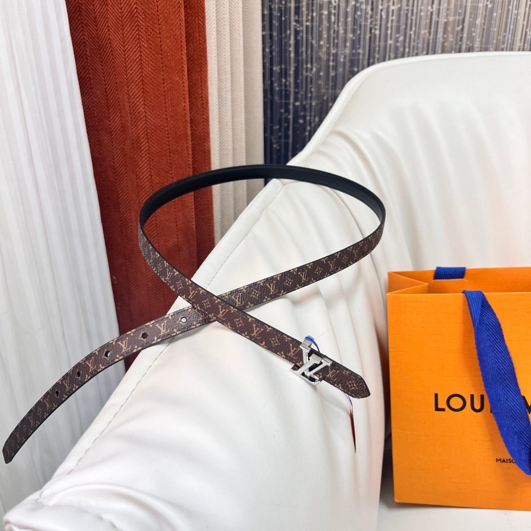 Louis Vuitton Monogram Canvas Leather Belt