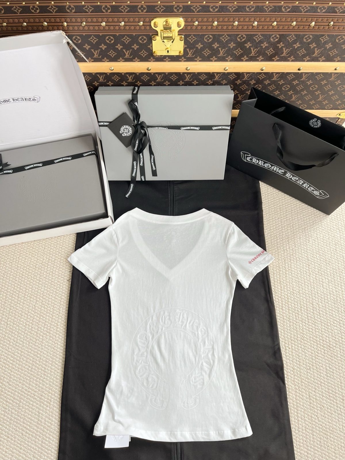 Chrome Hearts White Graphic T-Shirt