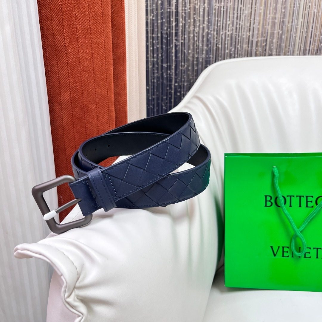 Bottega Veneta Intrecciato Leather Belt