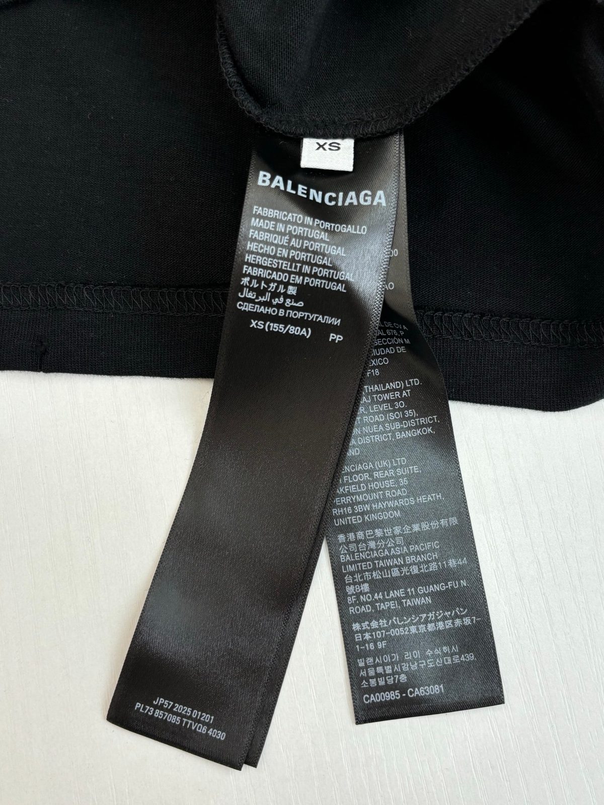 Balenciaga Logo Crewneck Sweatshirt Black